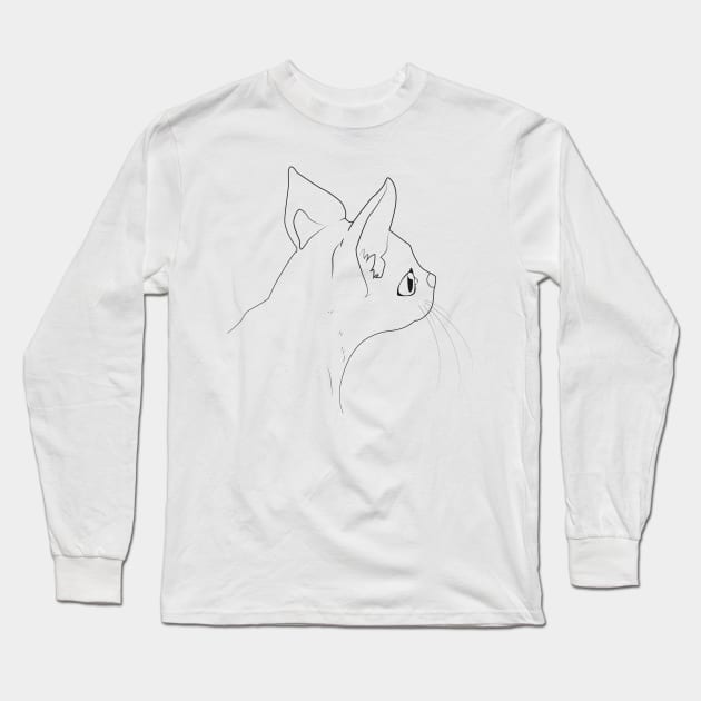 Your Lie in April (Shigatsu wa Kimi no Uso) - Cat Long Sleeve T-Shirt by shukomei